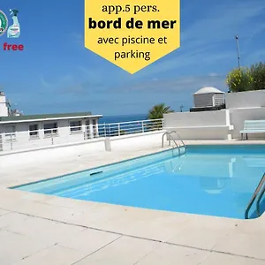 Appartement App Le Rocazur Avec Piscine Et Parking En Bord De à 500m Du Centre, Menton