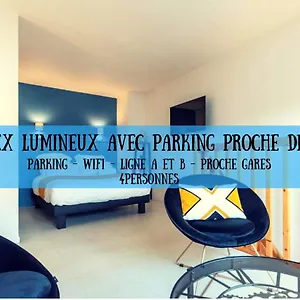 Duplex Coquet Avec Parking Proche Centre-ville De Lyon , Villeurbanne France